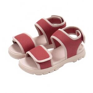 NEW HUNTER girls mesh outdoor walking sandals in rowan pink